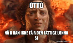 Frodo it's over it's done
