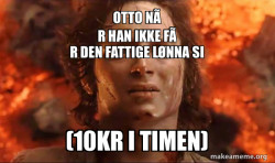 Frodo it's over it's done