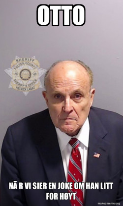 Rudy Giuliani Mugshot