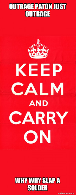 Keep Calm and Carry On