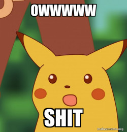 Surprised Pikachu