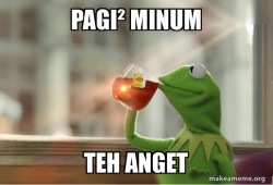 Kermit Drinking Tea
