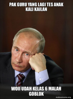 Contemplative Putin