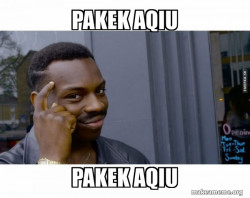 Roll Safe Black Guy Pointing at His Head PAKEK AQIU