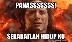 Frodo it's over it's done