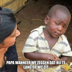 Skeptical Third World Kid