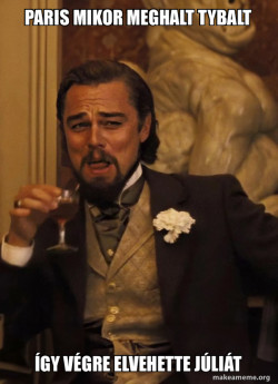Leonardo DiCaprio Laughing Django