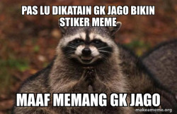 Evil Plotting Raccoon