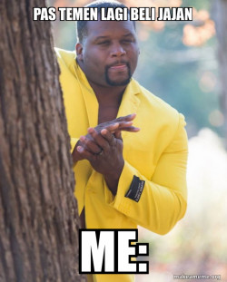 Anthony Adams in Yellow Suit Rubbing Hands