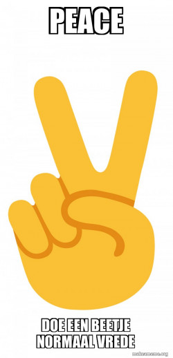 Peace Sign Emoji
