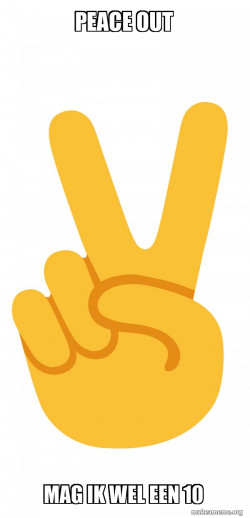 Peace Sign Emoji