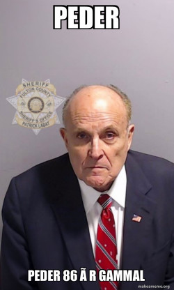 Rudy Giuliani Mugshot