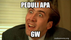 Sarcastic Nicholas Cage