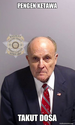 Rudy Giuliani Mugshot