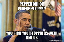 Obama Ordering a Pizza (on the phone)