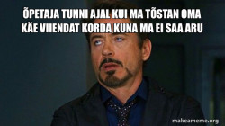 Tony Stark Eye Roll