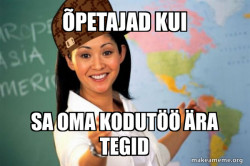 Scumbag Teacher
