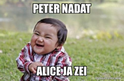 Evil, scheming toddler