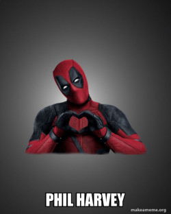 Deadpool Heart Hands