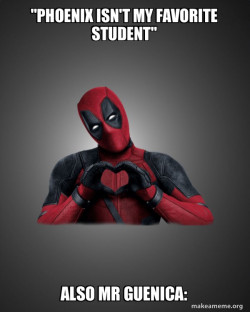 Deadpool Heart Hands