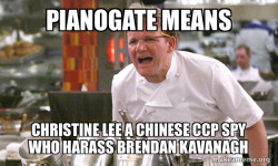 Pianogate Means Christine Lee a Chinese CCP Spy who Harass Brendan Kavanagh