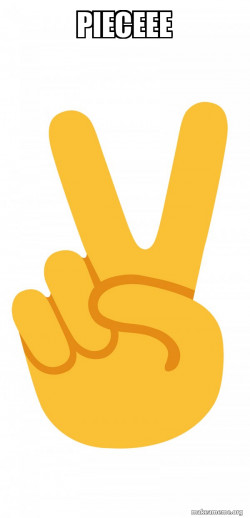 Peace Sign Emoji