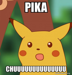 Surprised Pikachu