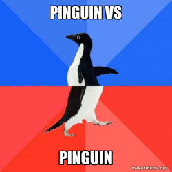 Socially Awkward Awesome Penguin