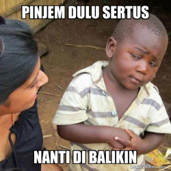 Temen ngutang 