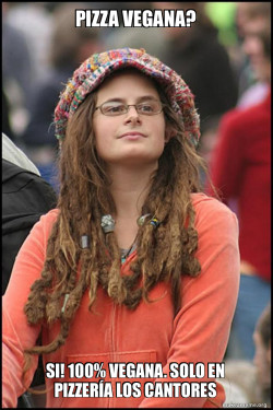 Female College Liberal - Bad Argument Hippie