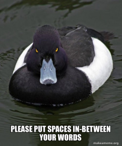 Revenge Duck ( Angry Advice Duck )