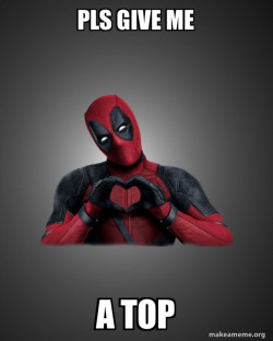 Deadpool Heart Hands