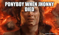 Frodo it's over it's done