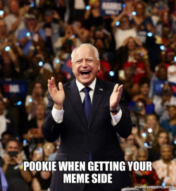 Happy Tim Walz