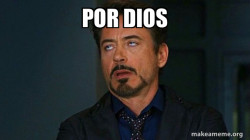 Tony Stark Eye Roll