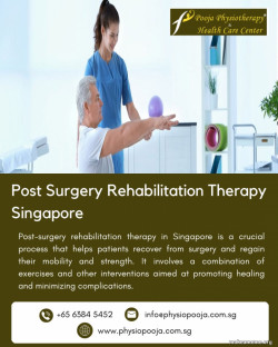 Post Surgery Rehabilitation Therapy Singapore