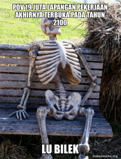 Waiting Skeleton