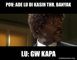 Samuel L Jackson from Pulp Fiction