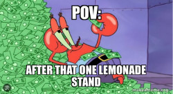 Mr Krabs Money