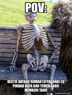 Waiting Skeleton