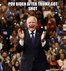 Happy Tim Walz