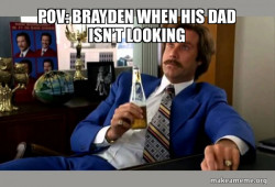 Ron Burgundy - boy that escalated quickly