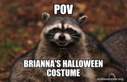 Evil Plotting Raccoon