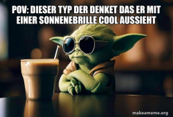 Cool Yoda (Sunglasses)