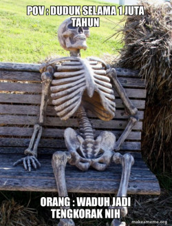 Waiting Skeleton