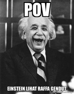 Laughing Albert Einstein