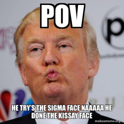 Donald Trump Kissing