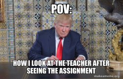 Donald Trump Writing Speech