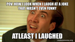 Sarcastic Nicholas Cage