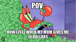 Mr Krabs Money